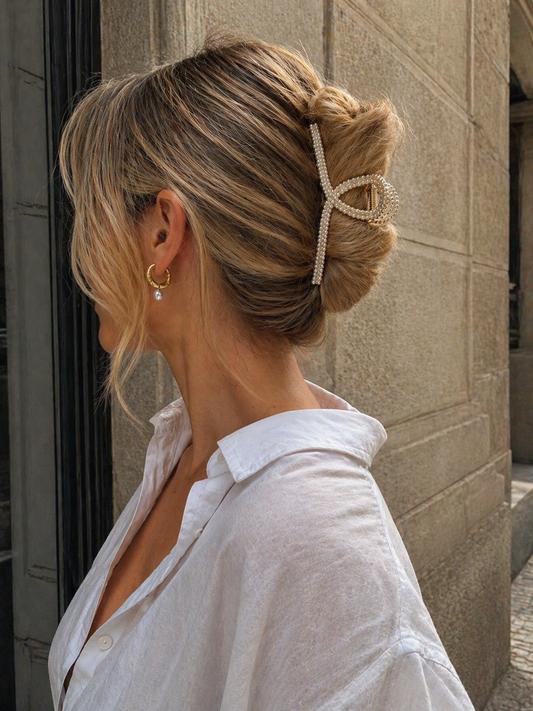 Pearl Metal Hair Claw Clip Anisa Sojka
