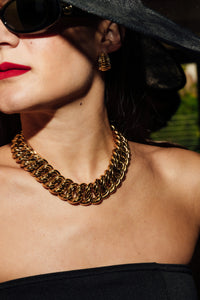 Anisa Sojka Twisted Chunky Chain Necklace