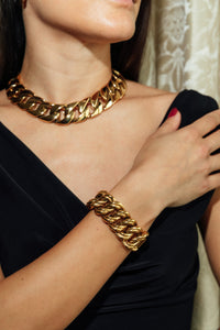 Anisa Sojka Twisted Chunky Chain Bracelet