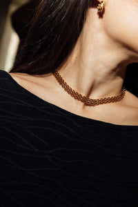 Anisa Sojka Gold Watch Band Necklace