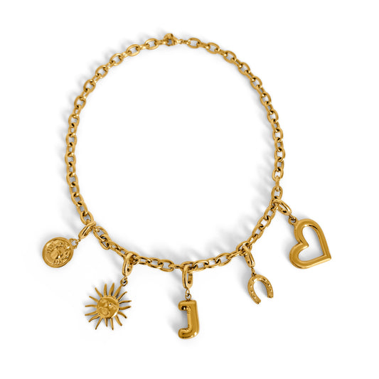 The Juliet Personalised Charm Necklace Anisa Sojka