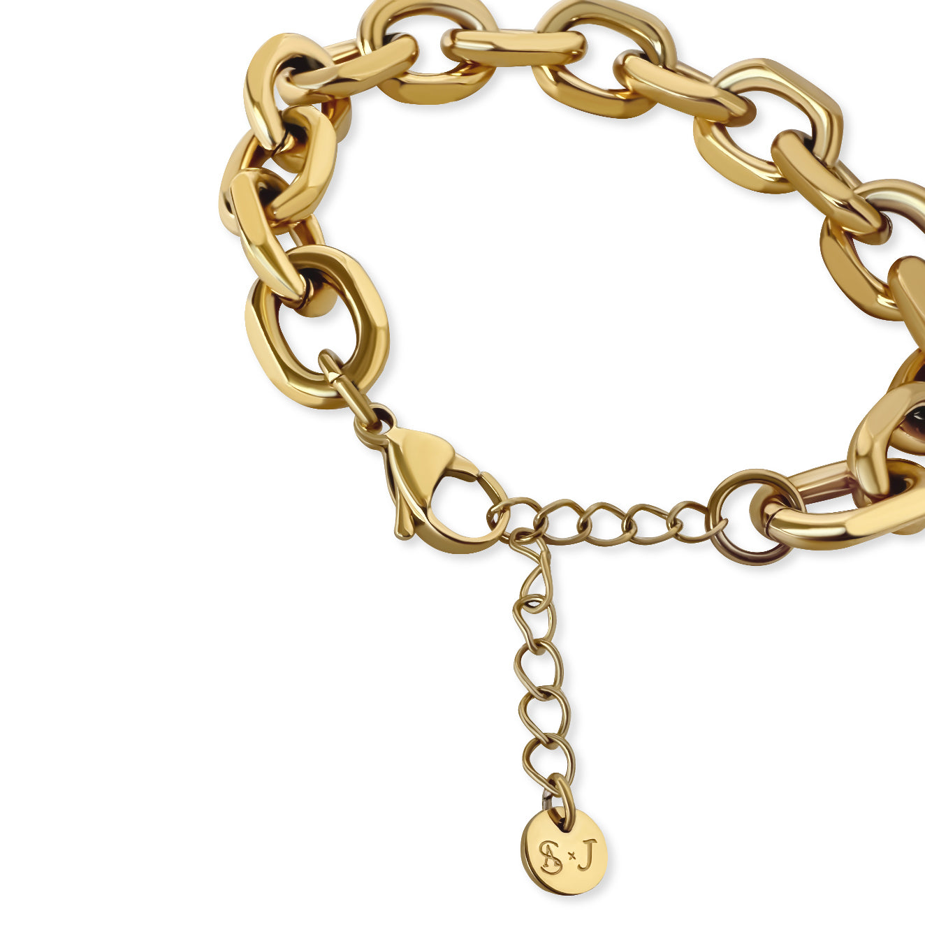 Anisa Sojka Gold Juliet Chain Link Bracelet