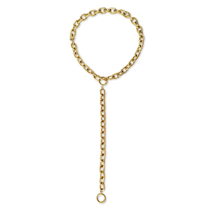 Anisa Sojka Gold Juliet Lariat Necklace