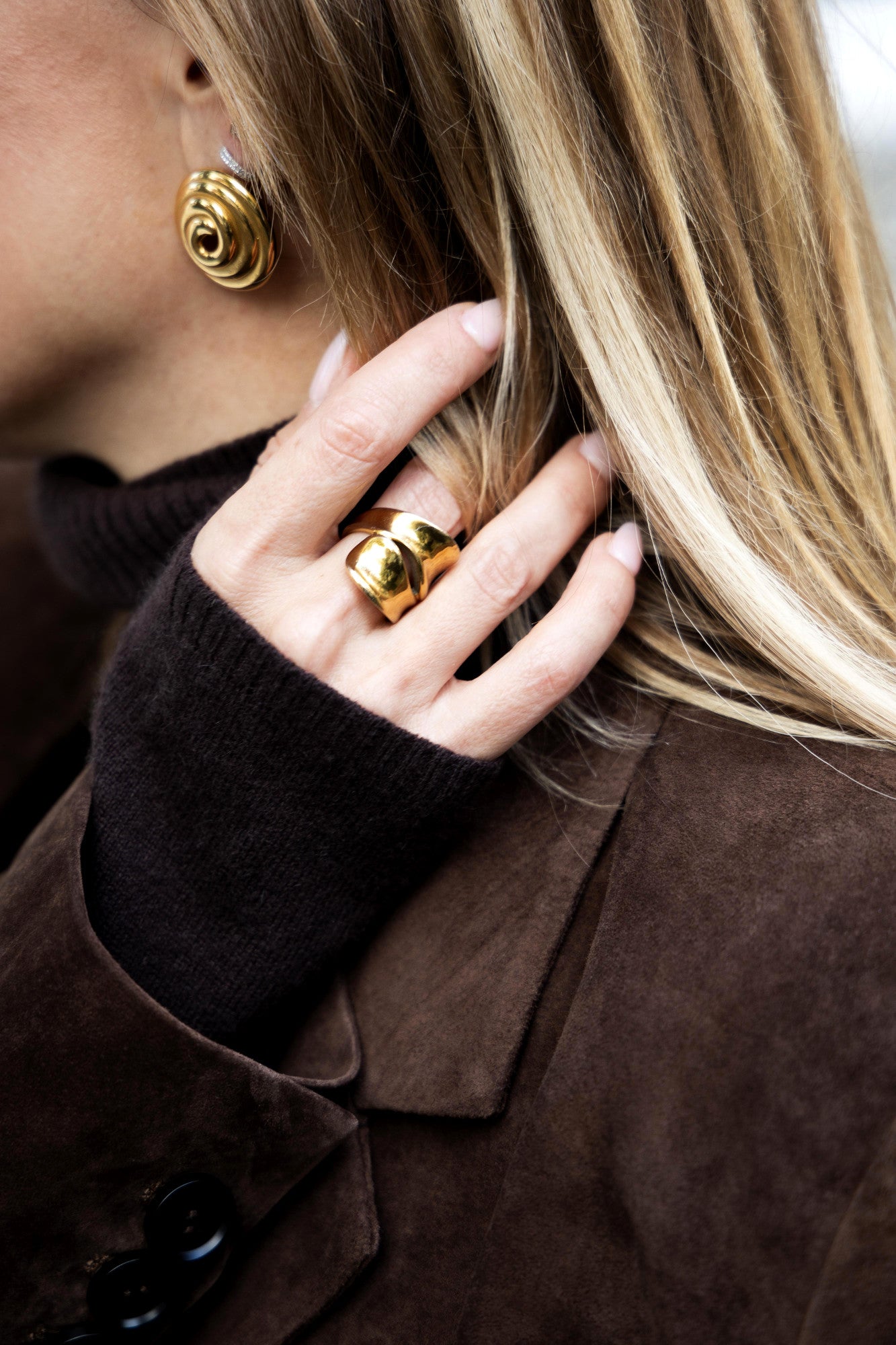 Anisa Sojka x Juliet Angus Chunky Gold Ring