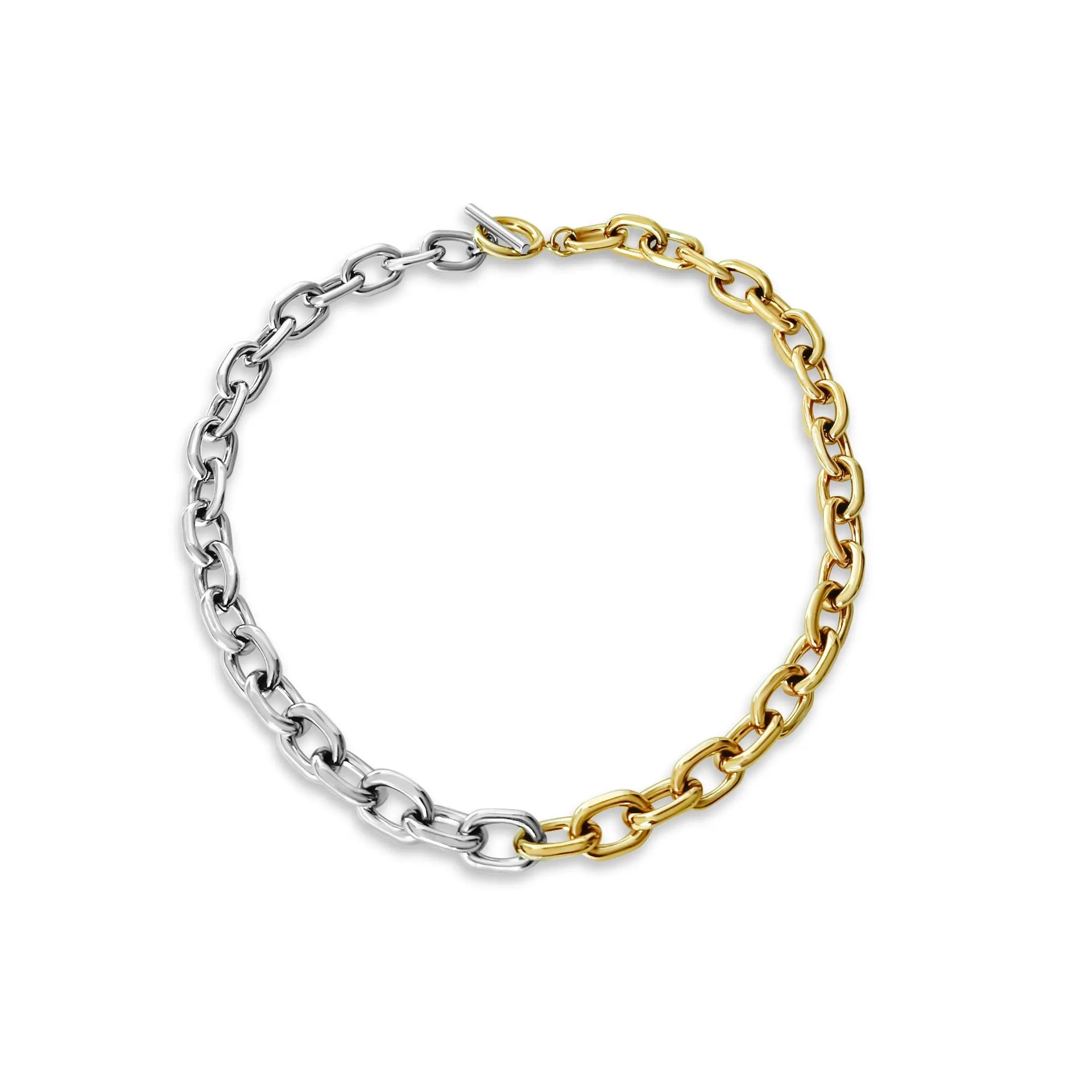 Silver & Juliet T Bar Necklace