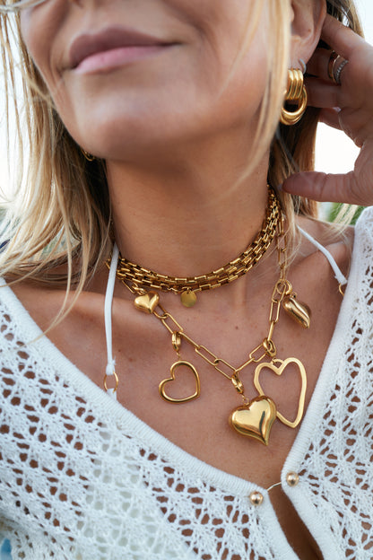 Anisa Sojka x Juliet Angus Heart Charm Necklace