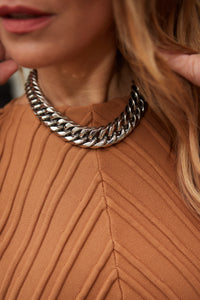 Anisa Sojka The Juliet Angus Silver Chunky Chain Necklace