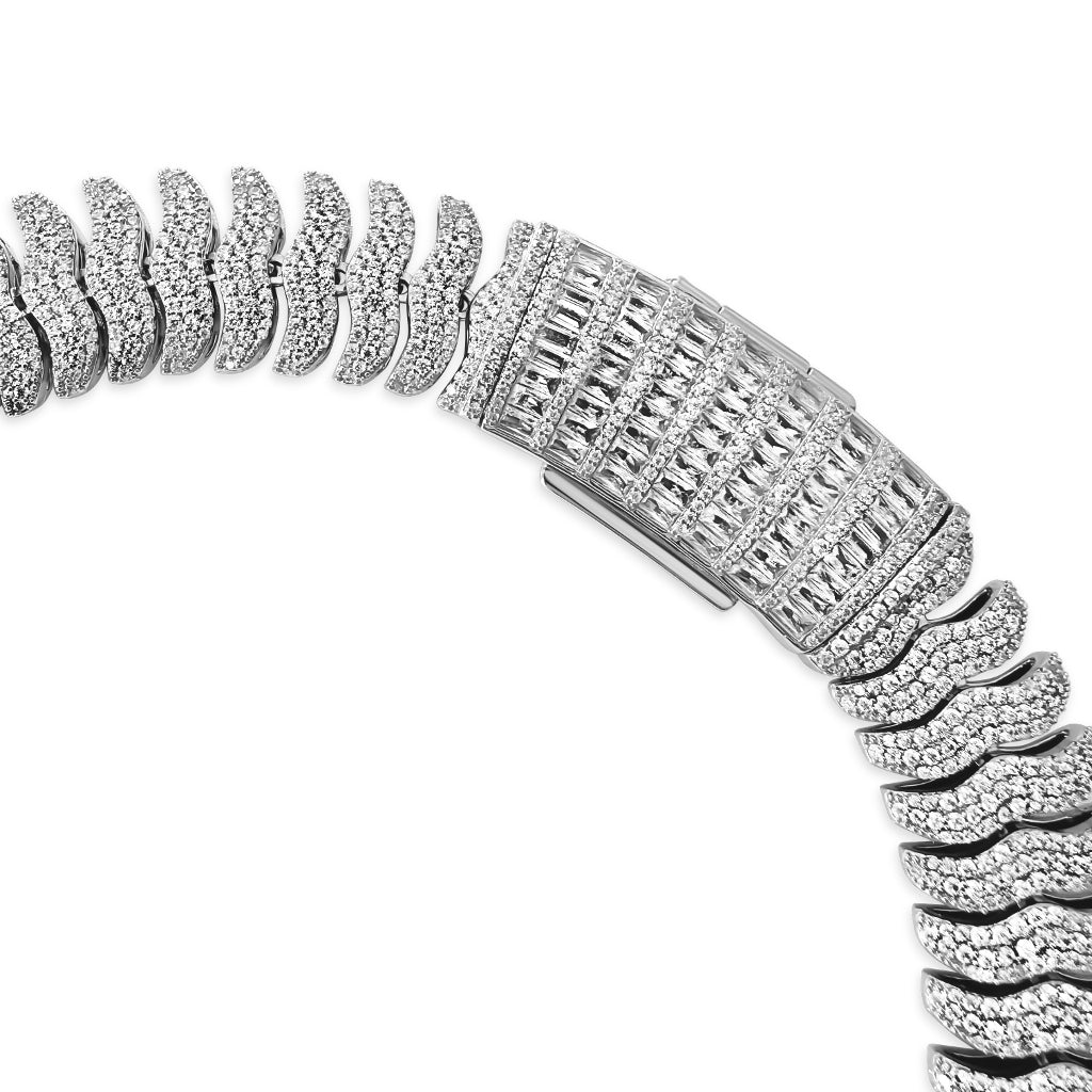 The Silver Juliet Embellished Necklace