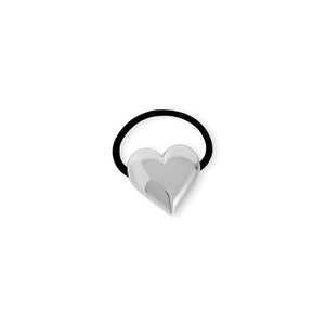 Anisa Sojka Silver Heart Hair Tie