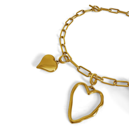 Anisa Sojka x Juliet Angus Heart Charm Necklace