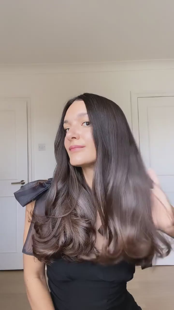 Anisa Sojka Gold Metal Hair Claw Clip Video Styling Tutorial