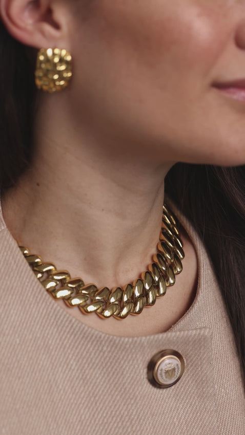 Anisa Sojka Chunky Chain Link Necklace