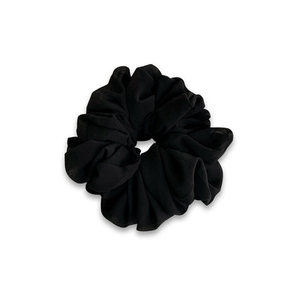 Anisa Sojka Black Ruched Oversized Scrunchie