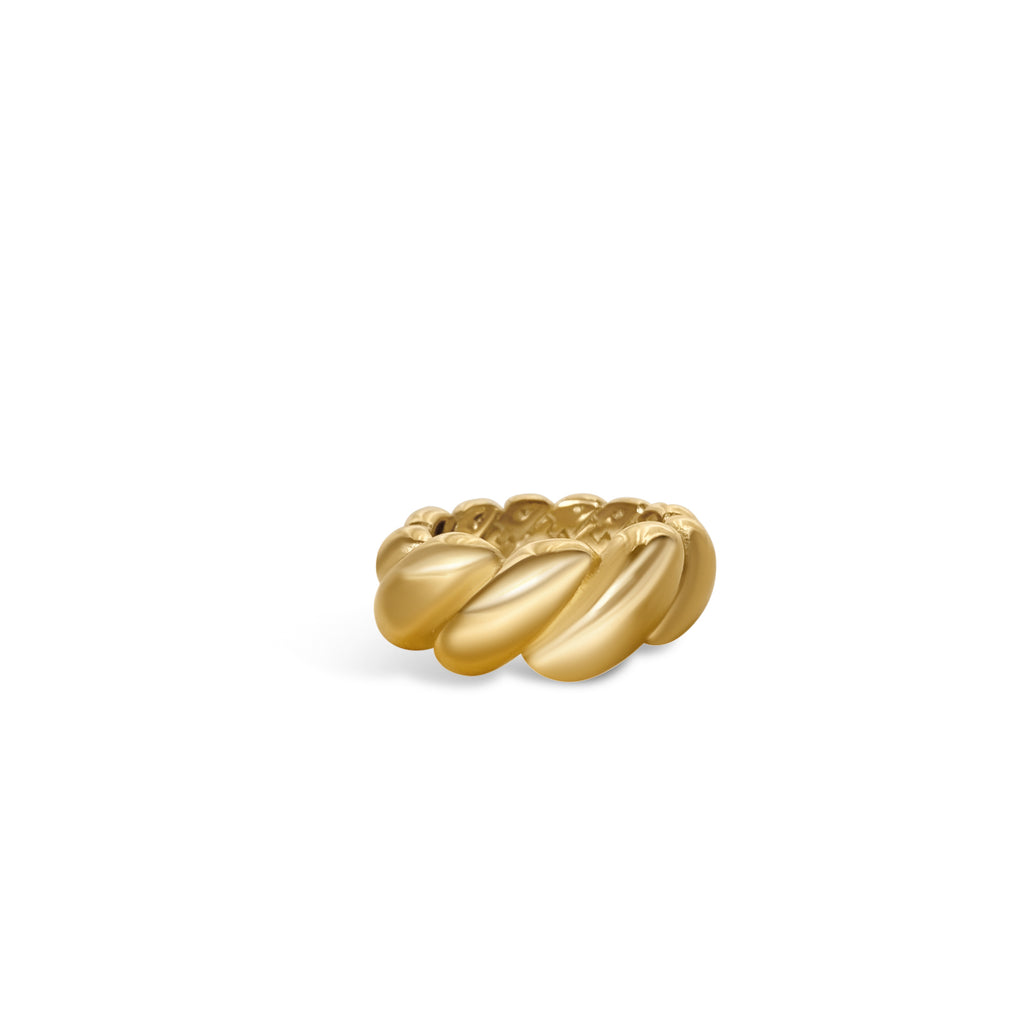 Anisa Sojka Gold Croissant Ring