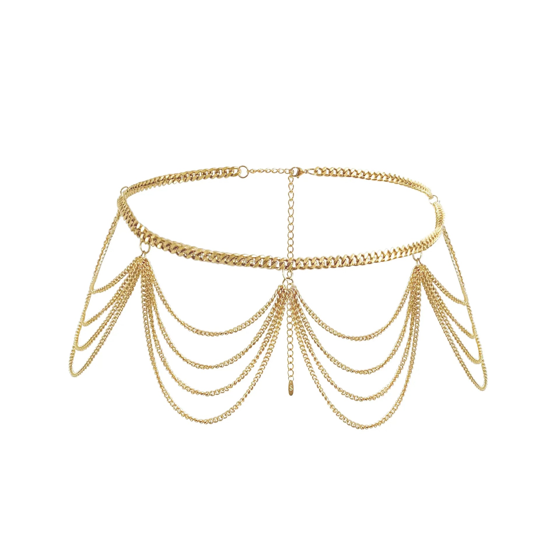 Draped Chain Belt