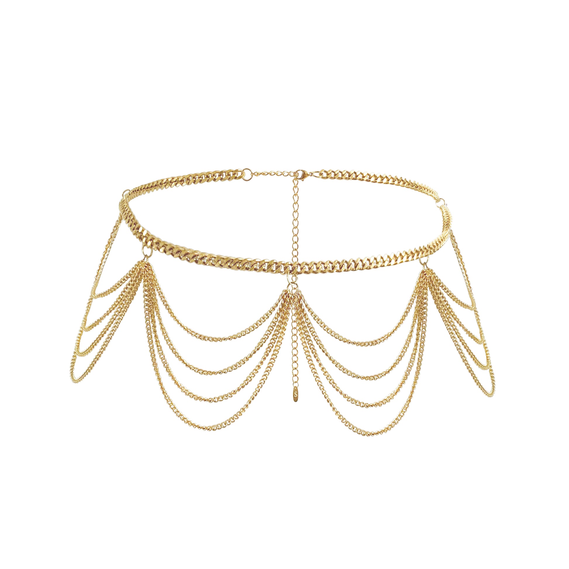 Anisa Sojka x Juliet Angus Gold Draped Belt