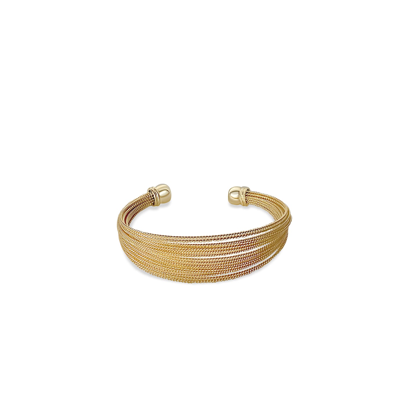 Anisa Sojka Gold Mesh Bangle