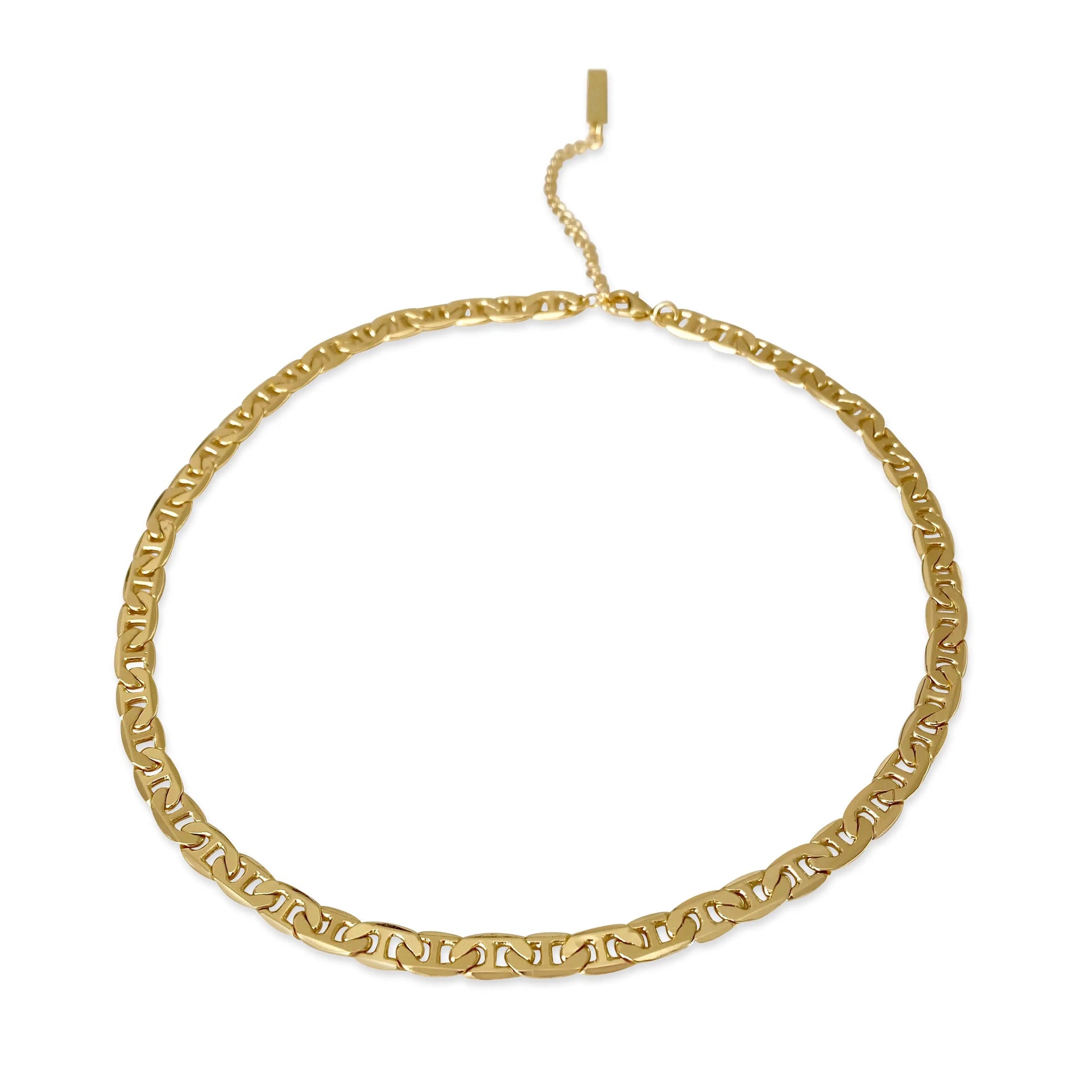 Pretzel Chain Link Necklace