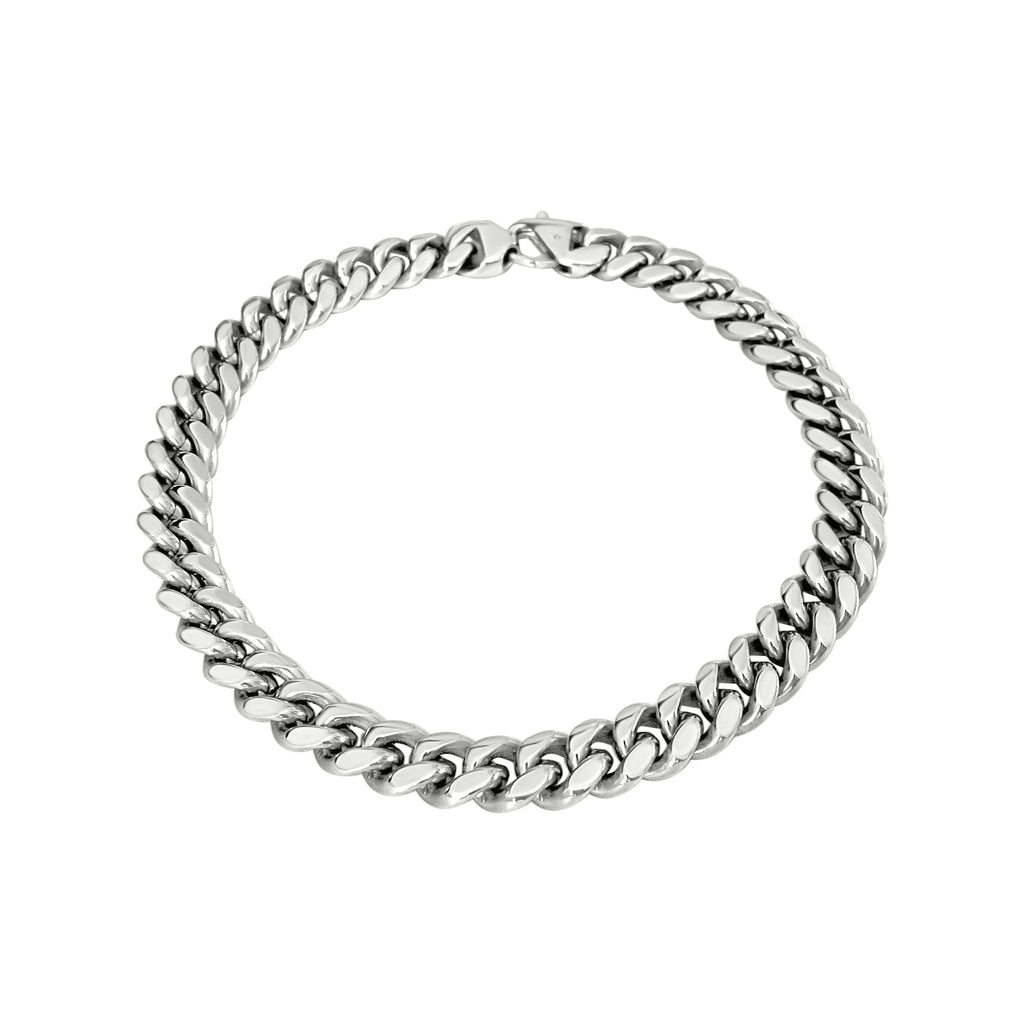 Anisa Sojka Silver Chubby Chain Link Necklace