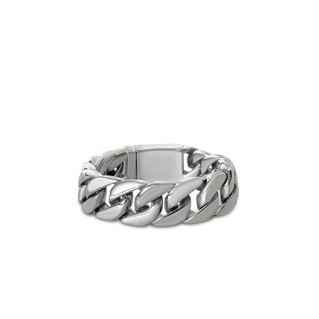 Anisa Sojka Silver Chunky Chain Bracelet