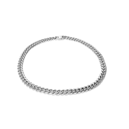 Anisa Sojka Silver Mini Chain Link Necklace