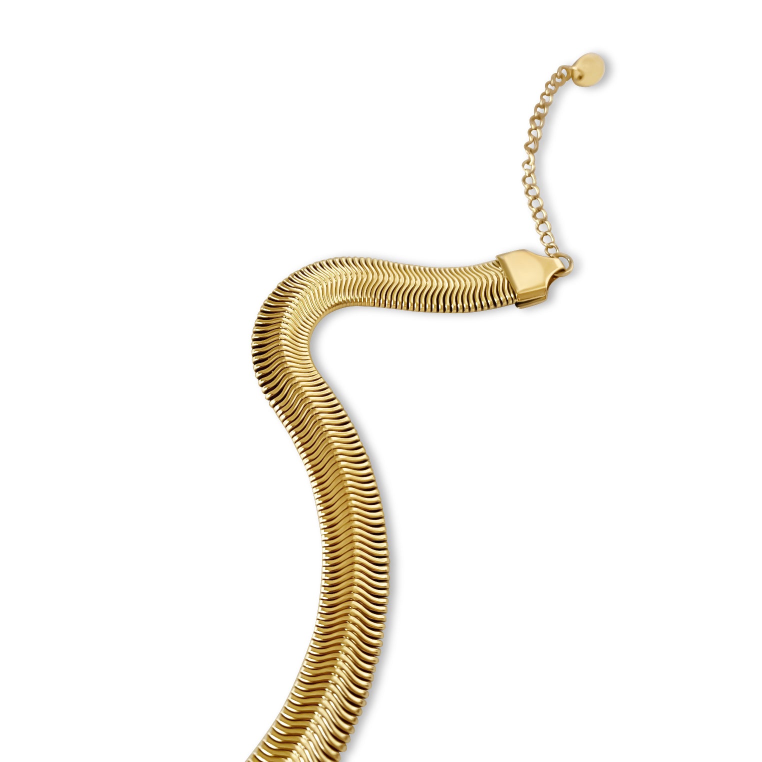 Anisa Sojka Flat Snake Bracelet  