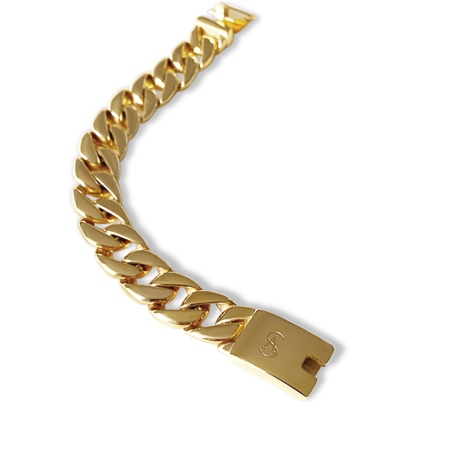 Anisa Sojka Gold Chunky Chain Bracelet